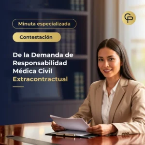 Minuta Especializada de Contestación de la Demanda de Responsabilidad Médica Civil Extracontractual